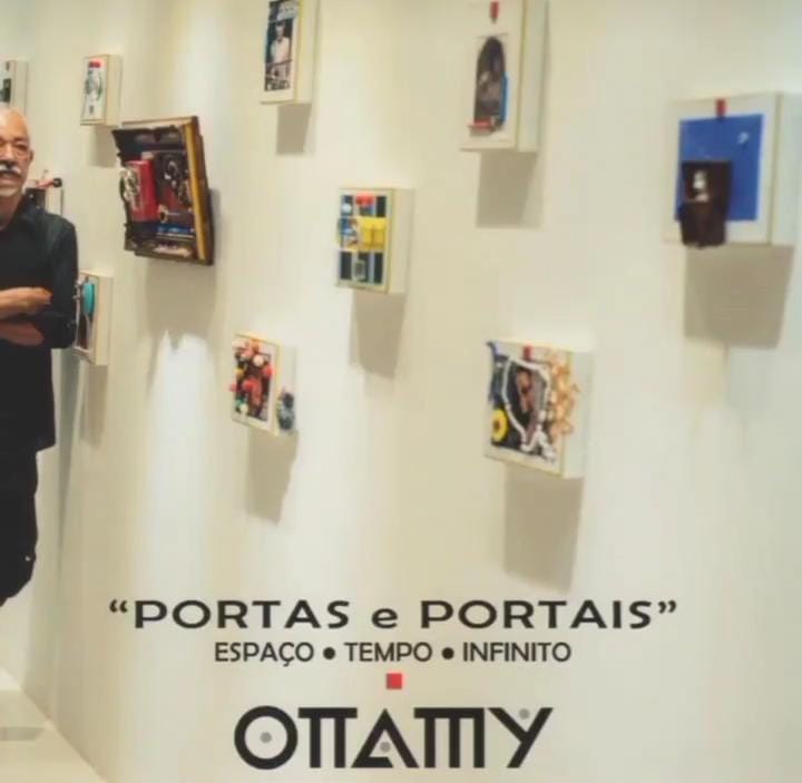 O artista conceitual Otamy apresenta a exposição “Portas e Portais” no Shopping Grande Rio