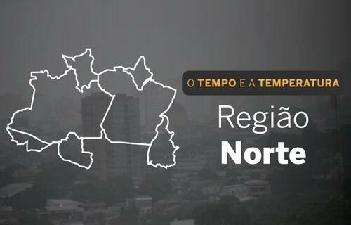 PREVISÃO DO TEMPO: Norte será chuvoso, nesta quinta-feira (1°)