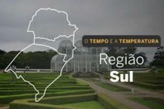 PREVISÃO DO TEMPO: Sul terá terá muitas nuvens e possibilidade de chuva, nesta quinta-feira (1°)