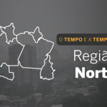Norte com alerta para chuvas intensas neste sábado