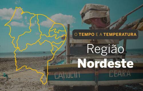 PREVISÃO DO TEMPO: Nordeste terá muitas nuvens e chuva, neste domingo (4)