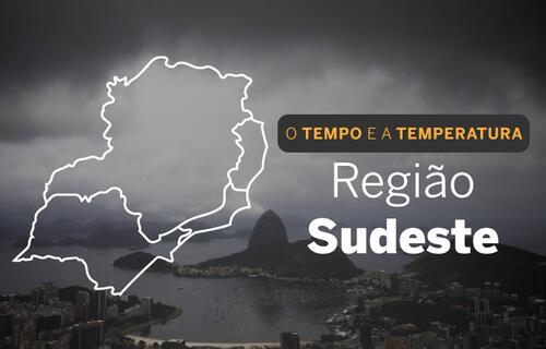 PREVISÃO DO TEMPO: Sudeste varia entre poucas e muitas nuvens, neste domingo (4)