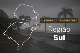 PREVISÃO DO TEMPO: Sul terá poucas nuvens, neste domingo (4)