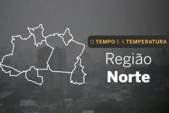 PREVISÃO DO TEMPO: quase todo o Norte do Brasil contará com chuva intensa, nesta sexta-feira (2)
