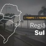 Sul: céu nublado e poucas chances de chuva