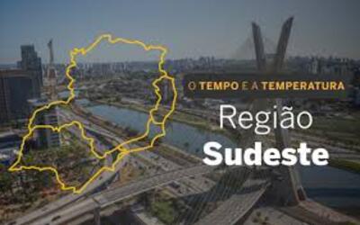 PREVISÃO DO TEMPO: Litoral de SP e RJ terá chuva nesta quinta-feira (14)