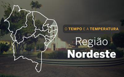 PREVISÃO DO TEMPO: Nordeste registra chuva em áreas da maioria dos estados, nesta terça-feira (9)