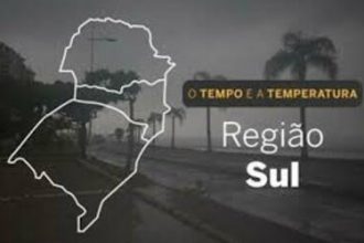 PREVISÃO DO TEMPO: Sul com chuvas e  possíveis geadas nesta terça-feira (30)
