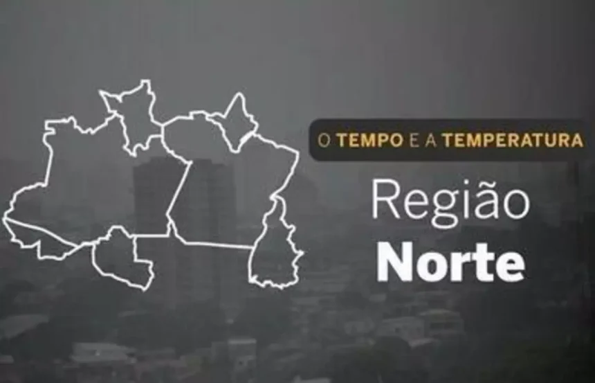 PREVISÃO DO TEMPO: pancadas de chuva são registradas em boa parte no Norte, neste sábado (13)
