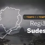PREVISÃO DO TEMPO:  Sudeste alterna entre sol e chuva neste domingo (5)
