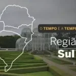 PREVISÃO DO TEMPO:  Sul terá chuvas, trovoadas e risco de granizo neste domingo (5)