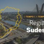 PREVISÃO DO TEMPO: chuva predomina no Sudeste nesta segunda-feira (13)