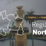 PREVISÃO DO TEMPO: sexta-feira (10) de pancadas de chuvas no Norte