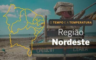 PREVISÃO DO TEMPO: terça-feira (7) de tempo firme no Nordeste