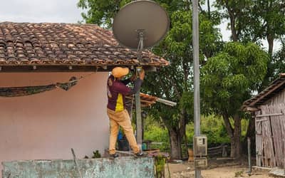 Famílias de Mato Grosso podem agendar a instalação de antenas parabólicas