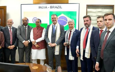 Brasil e Índia discutem cooperação agrícola e estimam US$ 20 bilhões em comércio até 2030