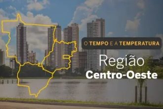O TEMPO E A TEMPERATURA: quinta (21) com tempo firme em todo o Centro-Oeste