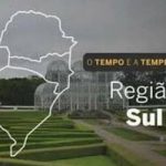 O TEMPO E A TEMPERATURA: sábado (23) chuvoso no Sul