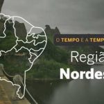 O TEMPO E A TEMPERATURA: segunda-feira (4) chuvosa no Nordeste