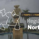 O TEMPO E A TEMPERATURA: terça-feira (12) com chuva no Norte