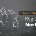 PREVISÃO DO TEMPO: domingo (24) com chuvas em grande parte do Norte