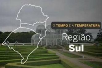 PREVISÃO DO TEMPO: tempo firme e temperaturas baixas na Região Sul do país