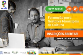 Escult reabre inscrições para curso gratuito focado em gestores municipais de cultura