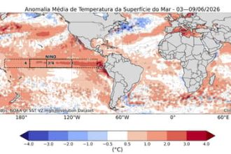 El Niño 2026: fenômeno deve persistir no segundo semestre e pode alterar o regime de chuvas em diferentes regiões do Brasil
