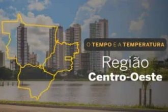 O TEMPO E A TEMPERATURA: Centro-Oeste terá poucas nuvens e temperaturas de até 38°C nesta segunda-feira (17)