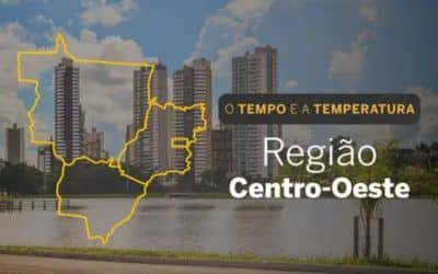 O TEMPO E A TEMPERATURA: Centro-Oeste terá predomínio de poucas nuvens e máxima de 38°C no domingo (16)