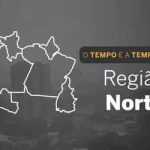 O TEMPO E A TEMPERATURA: Norte tem sexta-feira quente e abafada, com pancadas de chuva isoladas