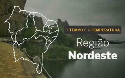O TEMPO E A TEMPERATURA: litoral do Nordeste tem muitas nuvens e possibilidade de chuva nesta sexta