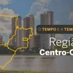 O TEMPO E A TEMPERATURA: instabilidade cresce no Centro-Oeste com risco de temporais no domingo