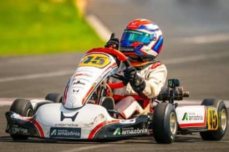 Do Pará para o mundo: jovem piloto patrocinado pelo Banco da Amazônia ganha competição de kart na Itália