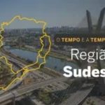 O TEMPO E A TEMPERATURA: tempo firme no Sudeste, com frio em São Paulo e ventos no litoral